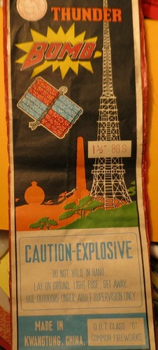 Vintage thunder bomb - vintage,